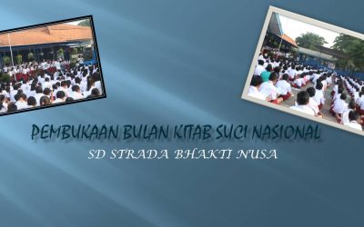 Kegiatan Ibadat pembukaan Bulan Kitab Suci Nasional (BKSN)