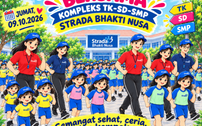 🚶‍♀️🥁 Langkah Sehat, Semangat Hebat! Keluarga Besar Komplek Strada Bhakti Nusa Bersatu dalam Sukacita